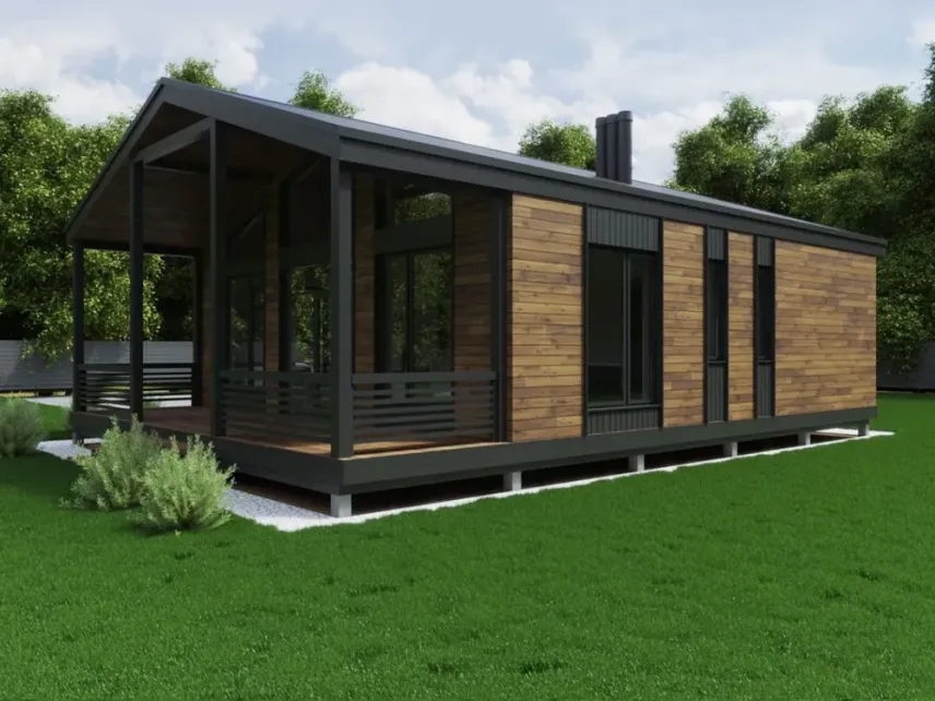 Готовий архітектурний проект КД BARNHOUSE Midi 12.7x8.5 м