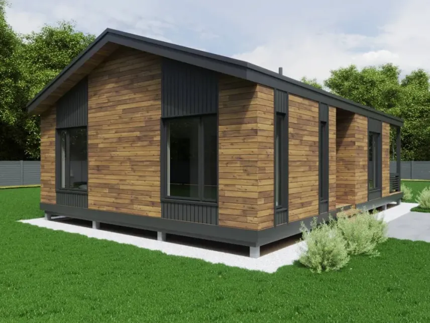 Готовий архітектурний проект КД BARNHOUSE Midi 12.7x8.5 м